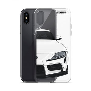 White MKV Toyota Supra - iPhone Case