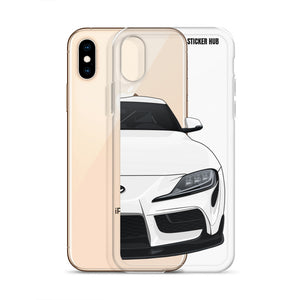 White MKV Toyota Supra - iPhone Case