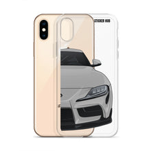 Load image into Gallery viewer, Silver MKV Toyota Supra - iPhone Case