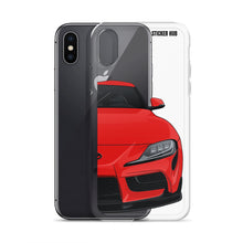 Load image into Gallery viewer, Renaissance Red MKV Toyota Supra - iPhone Case