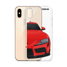 Load image into Gallery viewer, Renaissance Red MKV Toyota Supra - iPhone Case