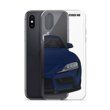 Load image into Gallery viewer, Downshift Blue MKV Toyota Supra - iPhone Case