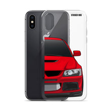 Load image into Gallery viewer, Red Mitsubishi Evo - iPhone Case