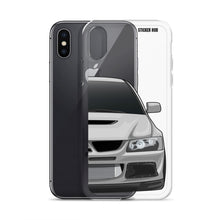 Load image into Gallery viewer, Silver Mitsubishi Evo - iPhone Case