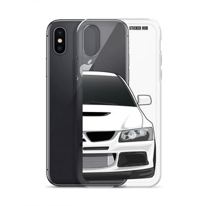 White Mitsubishi Evo - iPhone Case