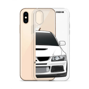 White Mitsubishi Evo - iPhone Case