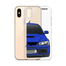 Load image into Gallery viewer, Blue Mitsubishi Evo - iPhone Case