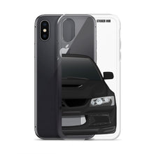 Load image into Gallery viewer, Black Mitsubishi Evo - iPhone Case