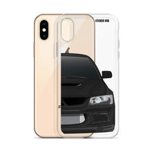 Load image into Gallery viewer, Black Mitsubishi Evo - iPhone Case