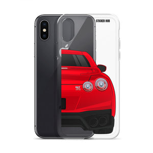 Solid Red R35 Nissan GTR - iPhone Case