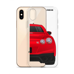 Solid Red R35 Nissan GTR - iPhone Case