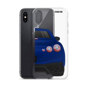 Deep Blue R35 Nissan GTR - iPhone Case