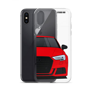 Tango Red B9 Audi S3 - iPhone Case