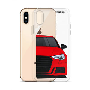 Tango Red B9 Audi S3 - iPhone Case