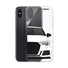 Load image into Gallery viewer, White B9 Audi S3 - iPhone Case