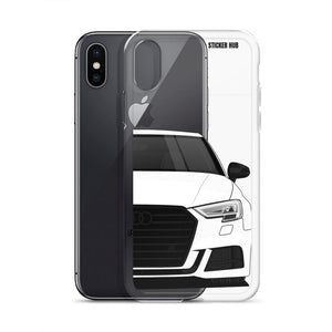 White B9 Audi S3 - iPhone Case