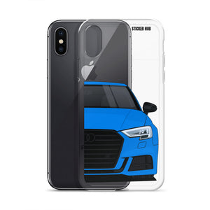 Turbo Blue B9 Audi S3 - iPhone Case