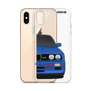 Blue BMW E30 - iPhone Case