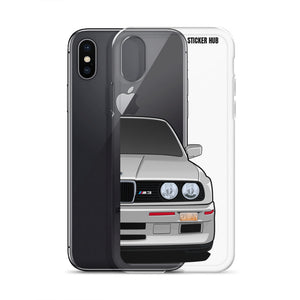 Silver BMW E30 - iPhone Case