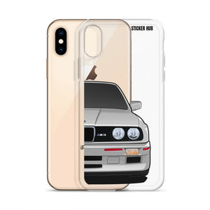 Silver BMW E30 - iPhone Case