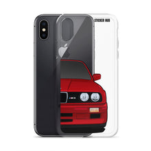 Load image into Gallery viewer, Dark Red BMW E30 - iPhone Case