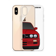 Load image into Gallery viewer, Dark Red BMW E30 - iPhone Case