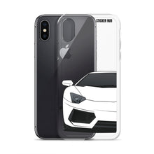 Load image into Gallery viewer, White Lamborghini Aventadoor - iPhone Case