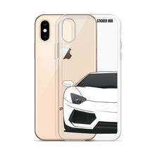 Load image into Gallery viewer, White Lamborghini Aventadoor - iPhone Case