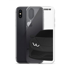 Black Lamborghini Huracan - iPhone Case