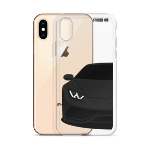 Black Lamborghini Huracan - iPhone Case