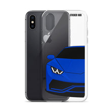 Load image into Gallery viewer, Dark Blue Lamborghini Huracan - iPhone Case