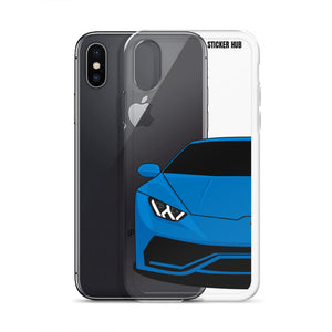 Blue Lamborghini Huracan - iPhone Case