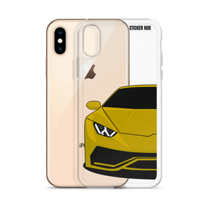 Yellow Lamborghini Huracan - iPhone Case