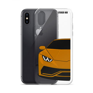 Orange Lamborghini Huracan - iPhone Case