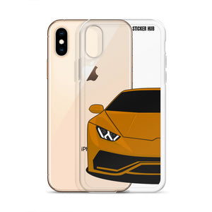 Orange Lamborghini Huracan - iPhone Case