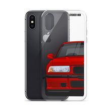 Load image into Gallery viewer, Red BMW E36 - iPhone Case