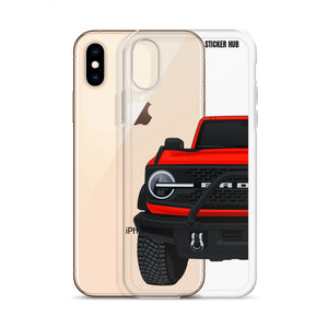 Red Ford Bronco "First Edition" - iPhone Case