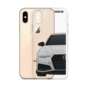 Silver B9 Audi S4 "Facelift" - iPhone Case