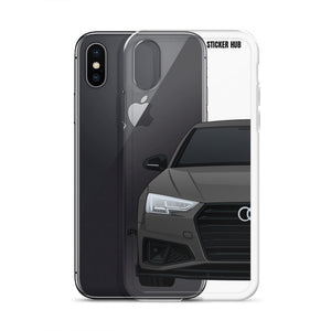 Gray B9 Audi S4 "Facelift" - iPhone Case