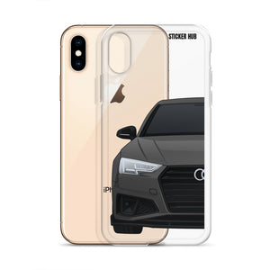 Gray B9 Audi S4 "Facelift" - iPhone Case