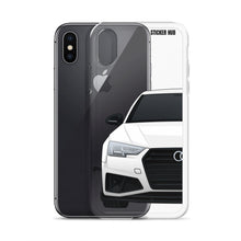 Load image into Gallery viewer, White B9 Audi S4 &quot;Facelift&quot; - iPhone Case