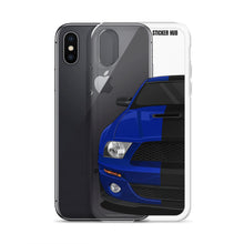 Load image into Gallery viewer, Blue 07-09 Mustang GT500 - iPhone Case