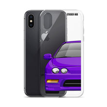 Load image into Gallery viewer, Purple Acura Integra - iPhone Case