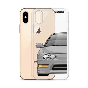 Silver Acura Integra - iPhone Case