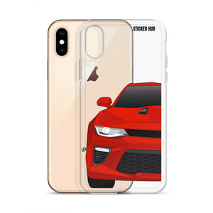 Red 6th Gen Camaro SS - iPhone Case