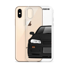 Load image into Gallery viewer, Black R34 Nissan GTR - iPhone Case