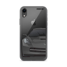 Load image into Gallery viewer, Gray C7 Corvette Stingray - iPhone Case