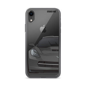 Gray C7 Corvette Stingray - iPhone Case