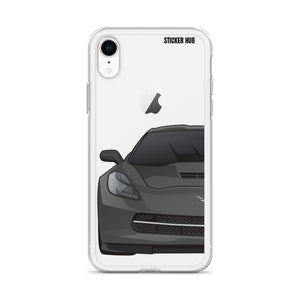 Gray C7 Corvette Stingray - iPhone Case