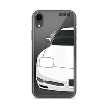 Load image into Gallery viewer, White C5 Corvette Z06 - iPhone Case